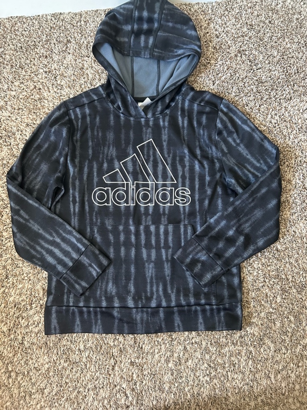 Adidas Charcoal and Slate Hoodie